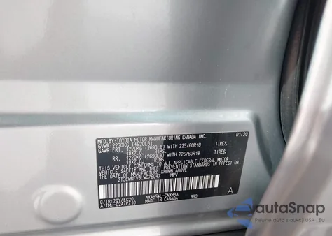 2020 Toyota Rav4 Hybrid Xse из США, поврежденный, VIN 2T3EWRFV3LW076047